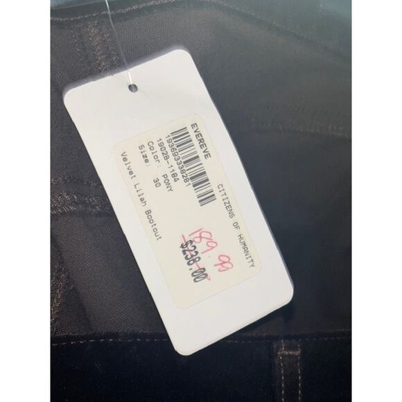 NWT Citizens of Humanity Lilah Flare w/ Welt Pocket Chocolate Milk Brown 30 - Picture 8 of 12